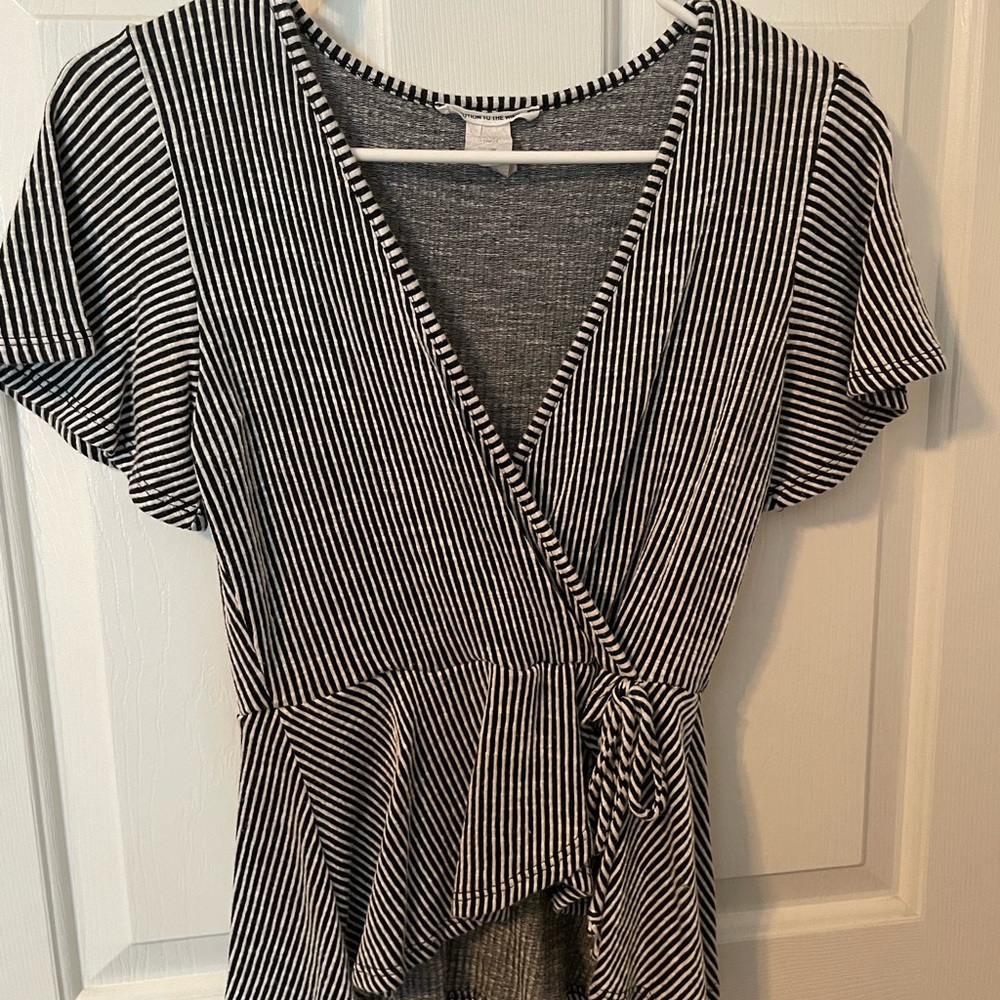 Black & White Stripped Blouse